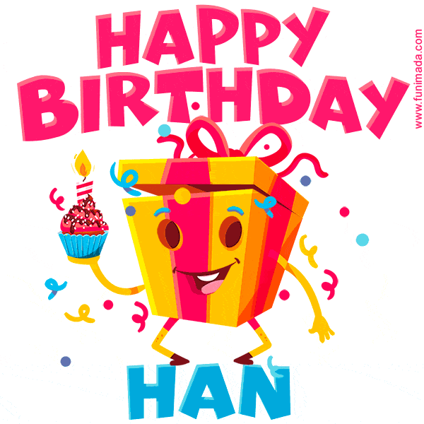 Funny Happy Birthday Han GIF