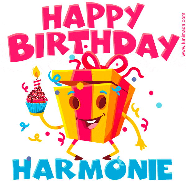 Funny Happy Birthday Harmonie GIF