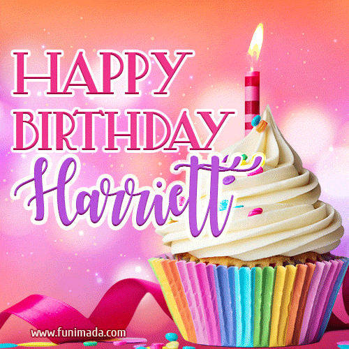 Happy Birthday Harriett - Lovely Animated GIF
