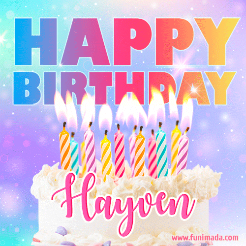 Funny Happy Birthday Hayven GIF