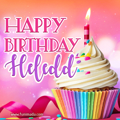Happy Birthday Heledd - Lovely Animated GIF
