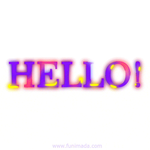 New Fun Text Animation - Hello GIF