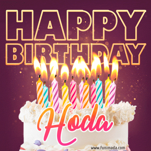 Happy Birthday Hoda GIFs For Her Download On Funimada Happy Birthday Hoda GIFs For Her Download On Funimada