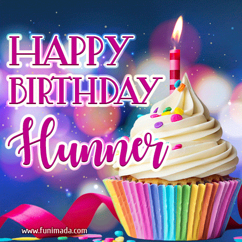 Happy Birthday Hunner - Lovely Animated GIF