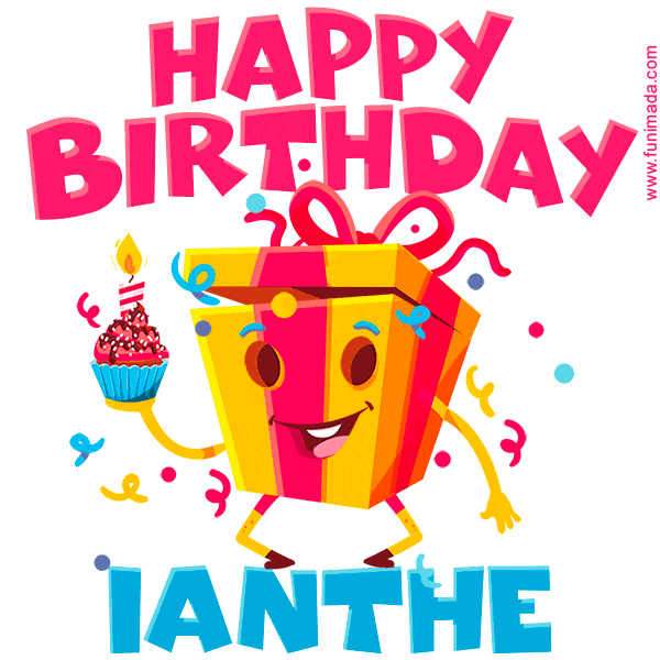 Funny Happy Birthday Ianthe GIF