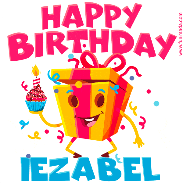 Funny Happy Birthday Iezabel GIF