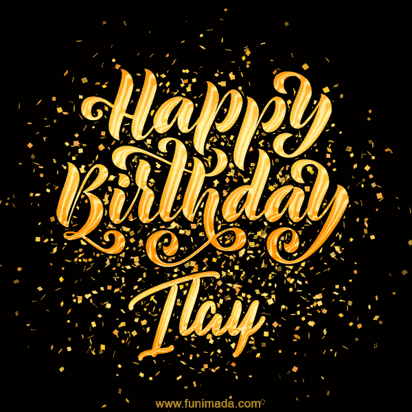 Happy Birthday Card for Ilay - Download GIF and Send for Free