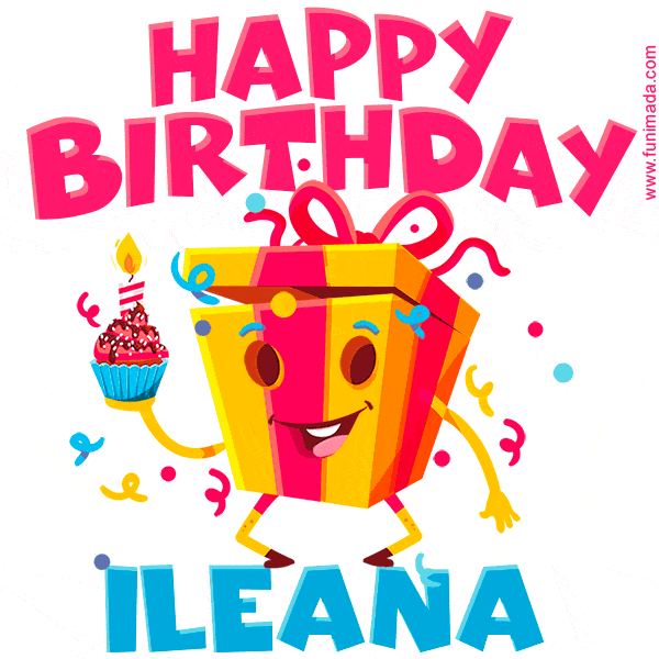 Funny Happy Birthday Ileana GIF