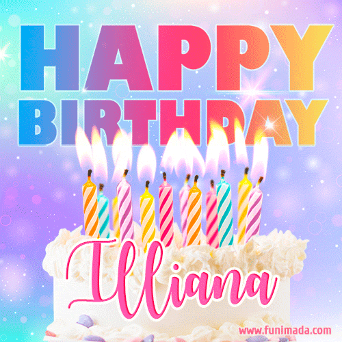 Funny Happy Birthday Illiana GIF