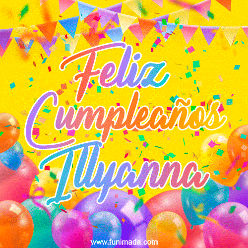 Feliz Cumpleaños Illyanna (GIF)