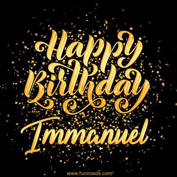 Happy Birthday Card for Immanuel - Download GIF and Send for Free