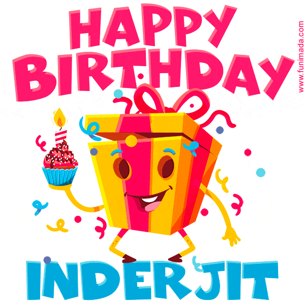 Funny Happy Birthday Inderjit GIF