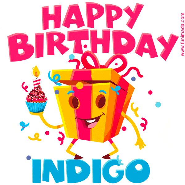 Funny Happy Birthday Indigo GIF