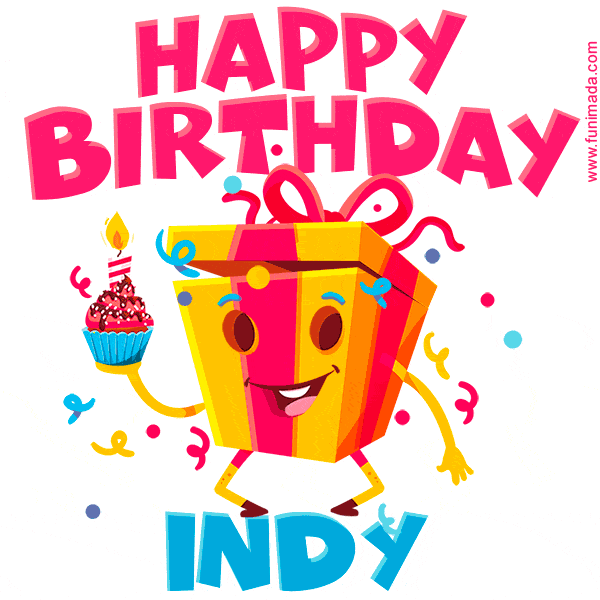 Funny Happy Birthday Indy GIF