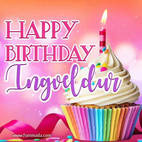 Happy Birthday Ingveldur - Lovely Animated GIF