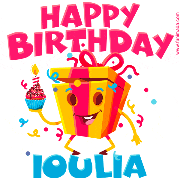 Funny Happy Birthday Ioulia GIF
