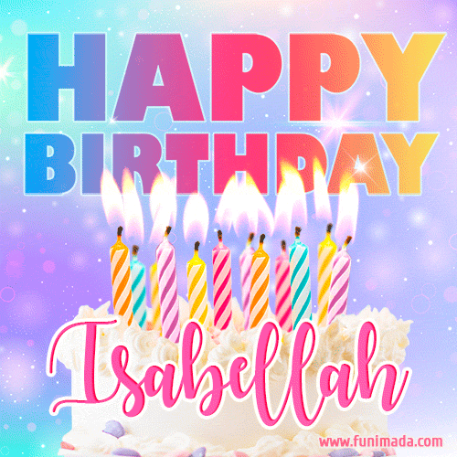 Funny Happy Birthday Isabellah GIF