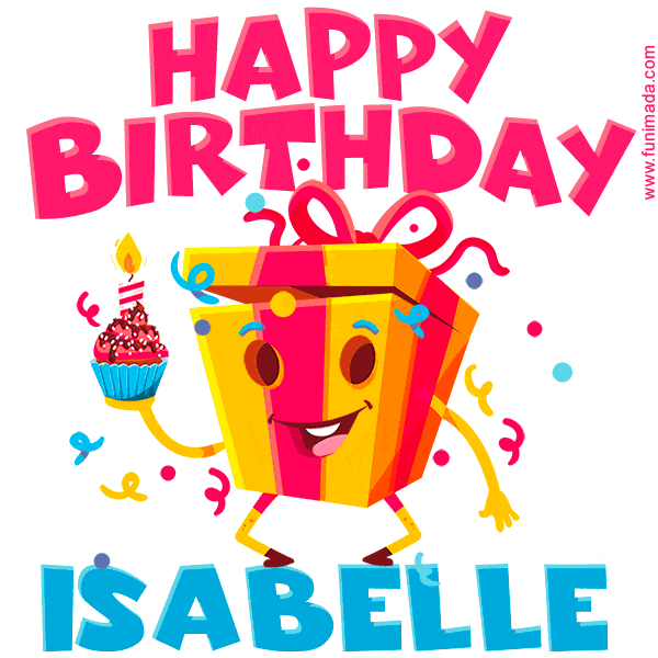 Funny Happy Birthday Isabelle GIF
