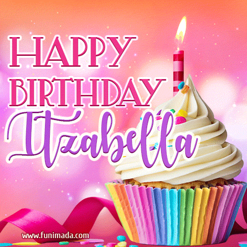 Happy Birthday Itzabella - Lovely Animated GIF