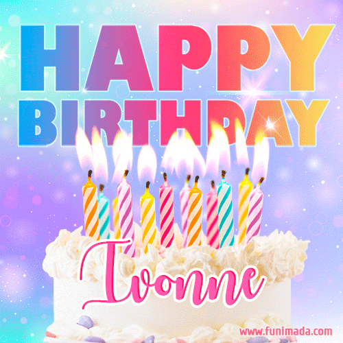 Funny Happy Birthday Ivonne GIF