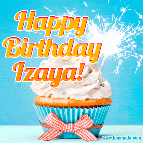 Happy Birthday, Izaya! Elegant cupcake with a sparkler.