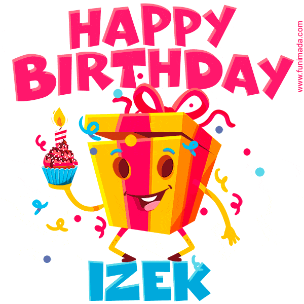 Funny Happy Birthday Izek GIF