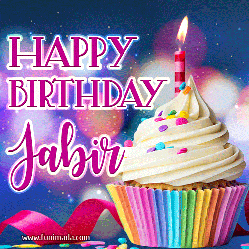 Happy Birthday Jabir - Lovely Animated GIF