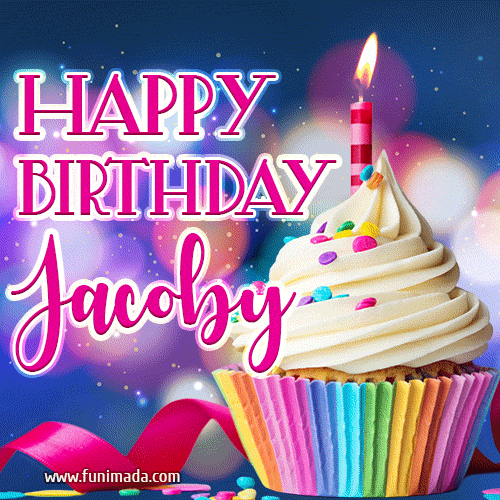 Happy Birthday Jacoby - Lovely Animated GIF