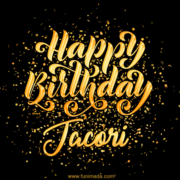 Happy Birthday Card for Jacori - Download GIF and Send for Free