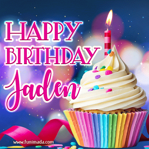 Happy Birthday Jaden - Lovely Animated GIF