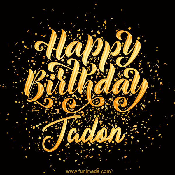 Happy Birthday Card for Jadon - Download GIF and Send for Free