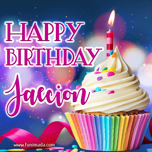 Happy Birthday Jaecion - Lovely Animated GIF
