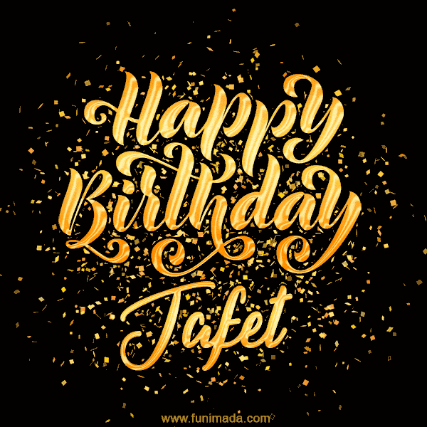 Happy Birthday Card for Jafet - Download GIF and Send for Free