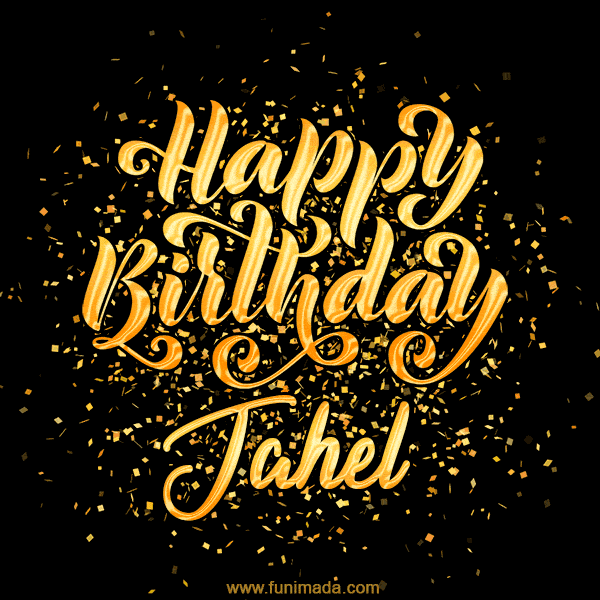 Happy Birthday Card for Jahel - Download GIF and Send for Free