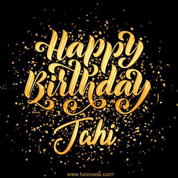 Happy Birthday Card for Jahi - Download GIF and Send for Free