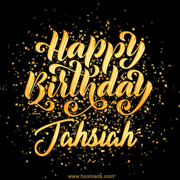 Happy Birthday Card for Jahsiah - Download GIF and Send for Free