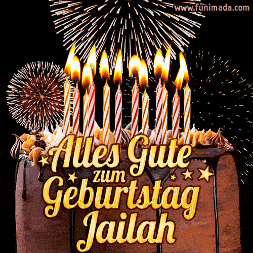 Alles Gute zum Geburtstag Jailah (GIF)
