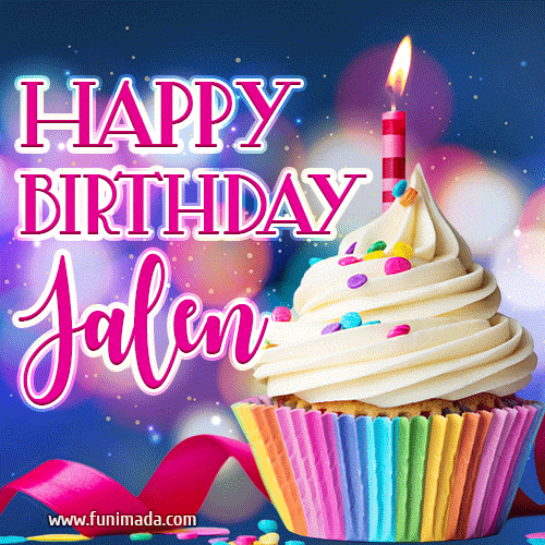 Happy Birthday Jalen - Lovely Animated GIF