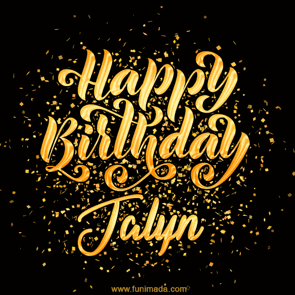 Happy Birthday Card for Jalyn - Download GIF and Send for Free