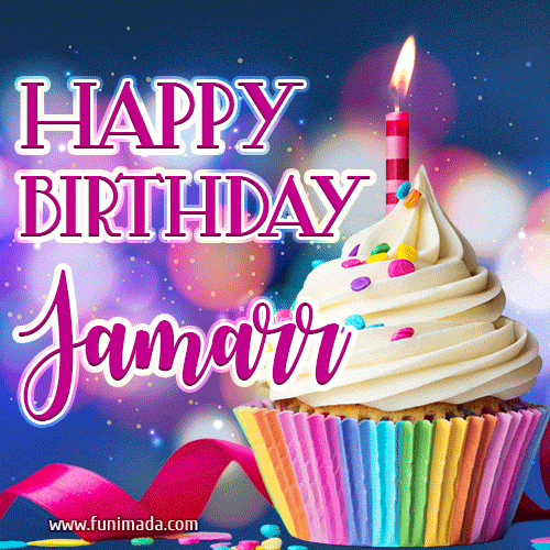 Happy Birthday Jamarr - Lovely Animated GIF