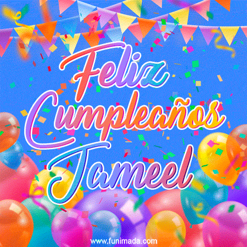 Feliz Cumpleaños Jameel (GIF)