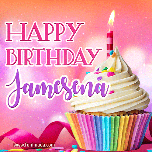 Happy Birthday Jamesena - Lovely Animated GIF