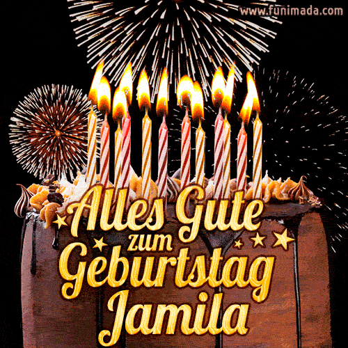 Alles Gute zum Geburtstag Jamila (GIF)