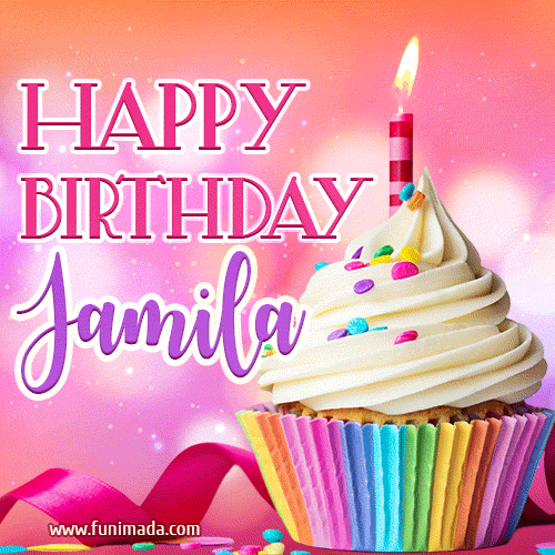 Happy Birthday Jamila - Lovely Animated GIF
