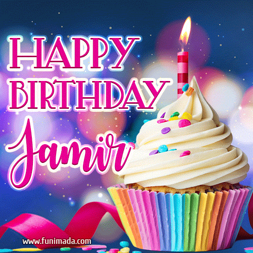 Happy Birthday Jamir - Lovely Animated GIF