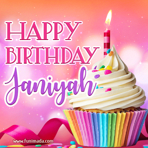 Happy Birthday Janiyah - Lovely Animated GIF