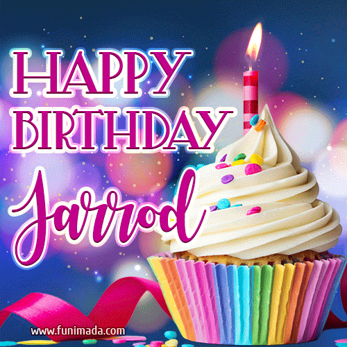 Happy Birthday Jarrod - Lovely Animated GIF
