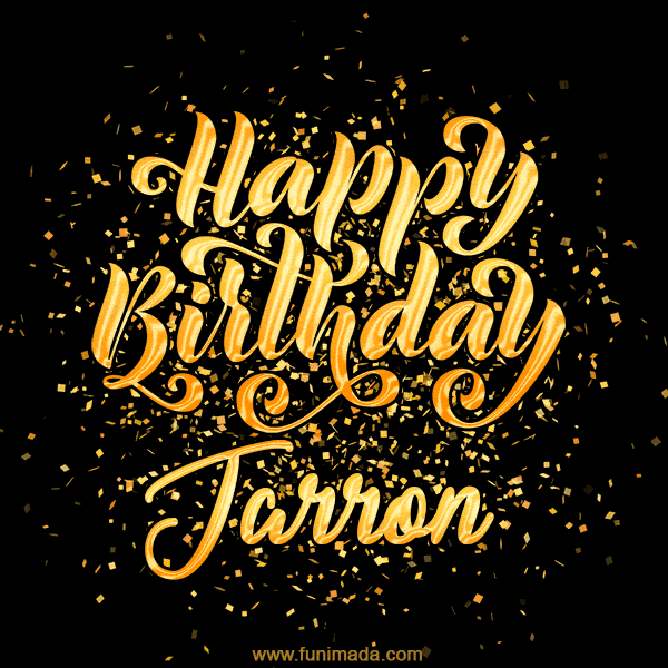 Happy Birthday Card for Jarron - Download GIF and Send for Free