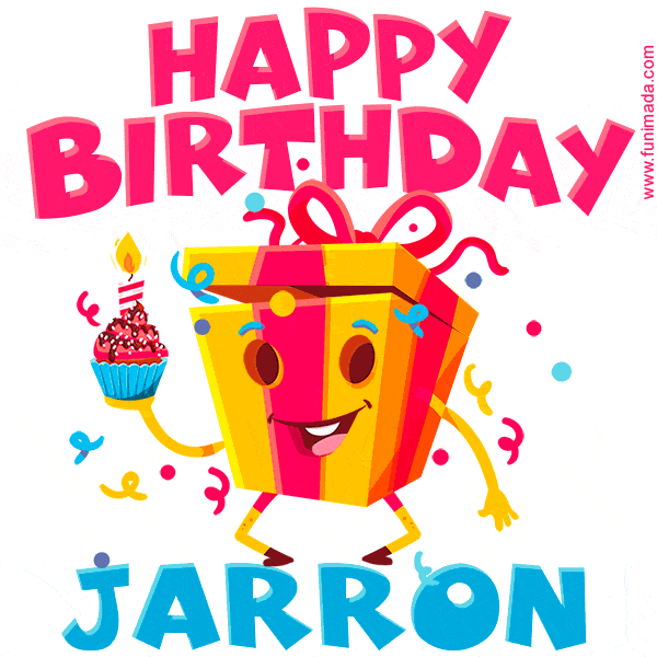 Funny Happy Birthday Jarron GIF