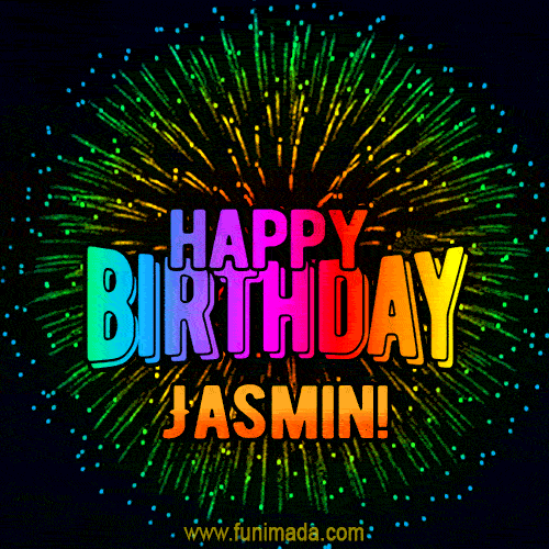 Happy Birthday Jasmin GIFs - Download original images on 